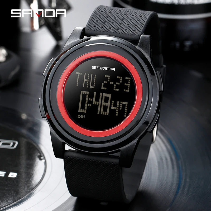 Fashion Women’s Sports Watch – Ultra-Thin Waterproof LED Digital