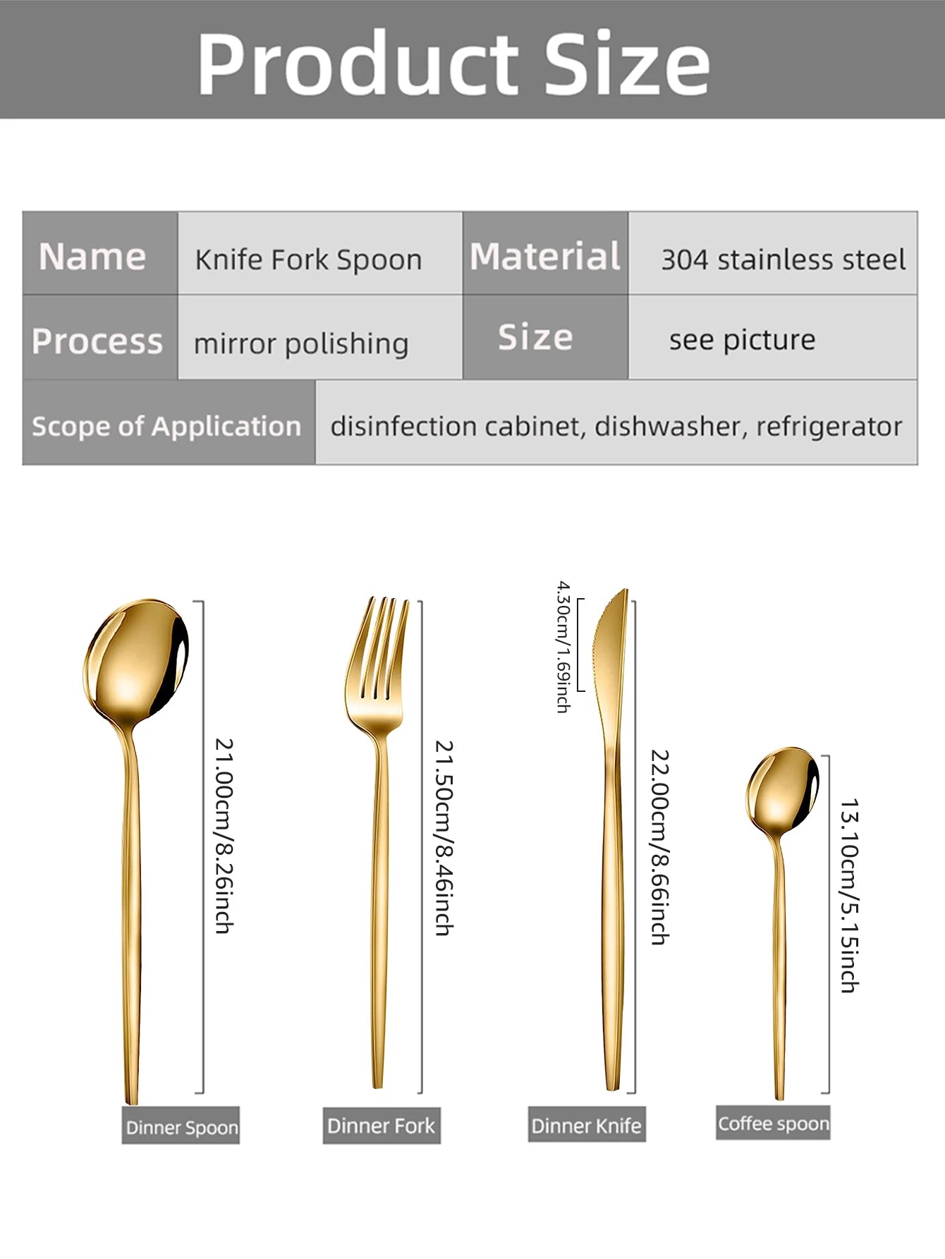 24-Piece Stainless Steel Dinnerware Set