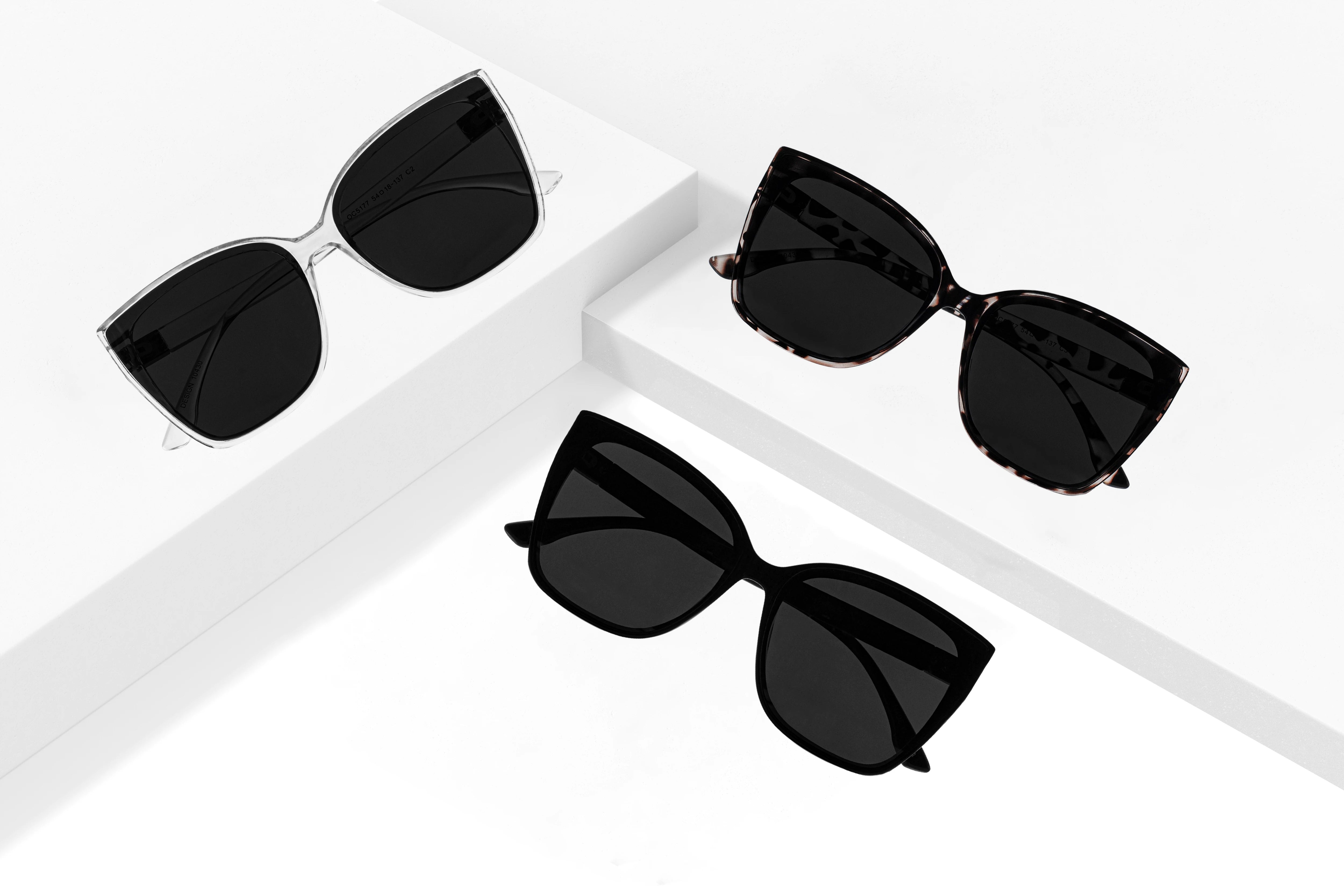 Oversized Women’s Cat Eye Sunglasses – Polarized & Presbyopia Lenses