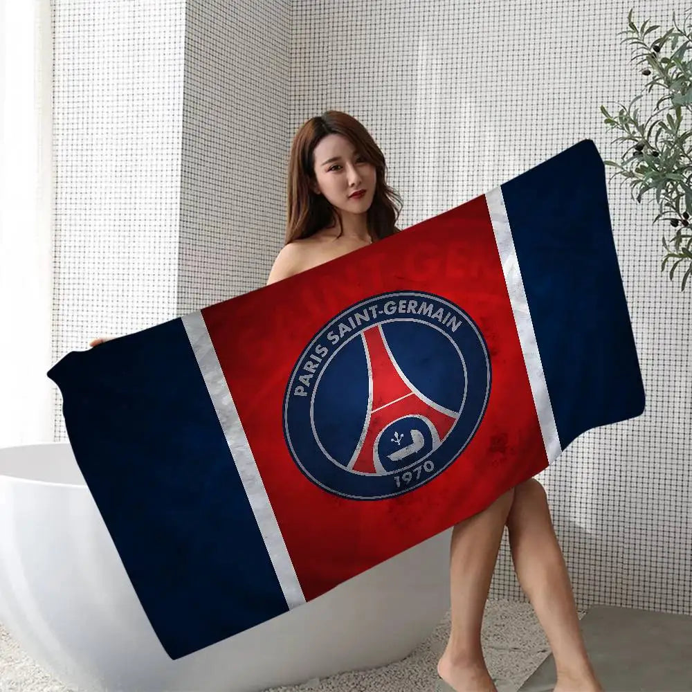 P-PSG Club Microfiber Beach Towel – Soft, Absorbent & Quick-Dry