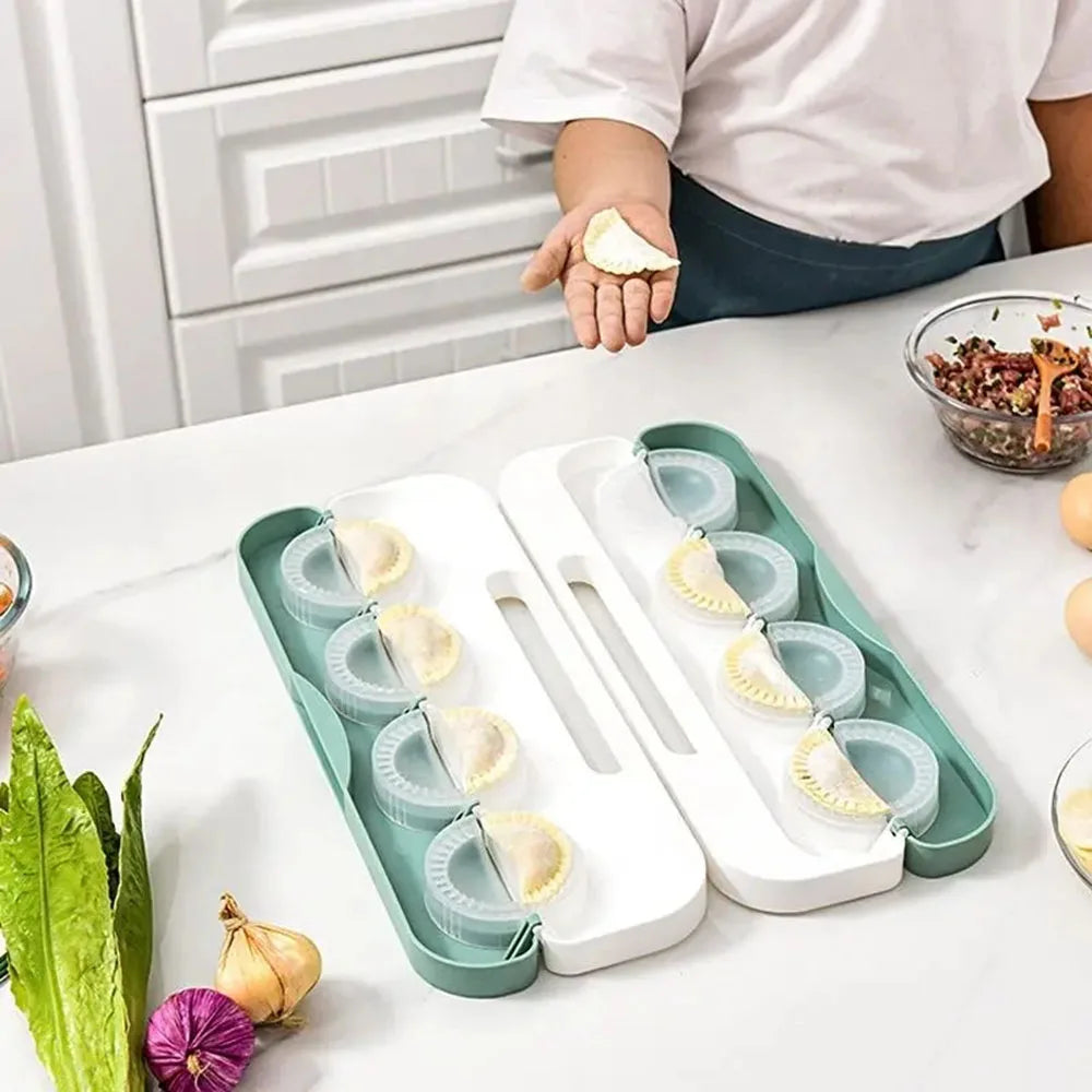 8-Grid Dumpling Mold – Fast, Easy & Uniform Dumplings Every Time!