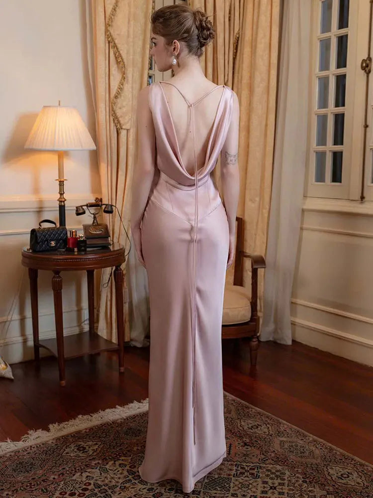 Elegant Maxi Evening Dress – 2025 Summer Edition
