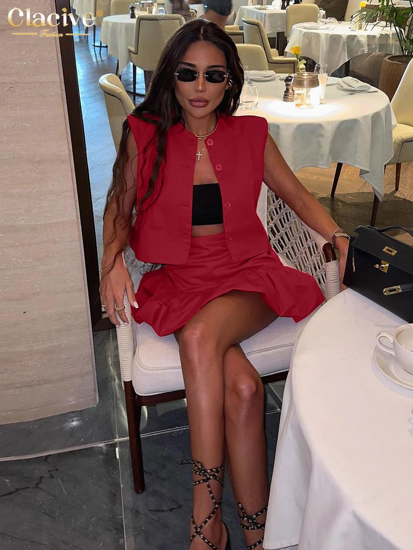 Summer Ease: Cotton Two-Piece Set for Women