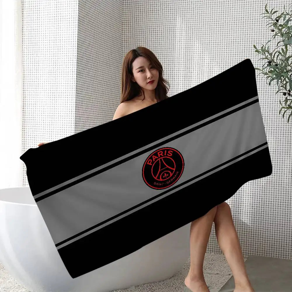 P-PSG Club Microfiber Beach Towel – Soft, Absorbent & Quick-Dry