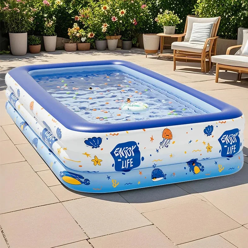 Portable Inflatable Swimming Pool – Fun for the Whole Family!
