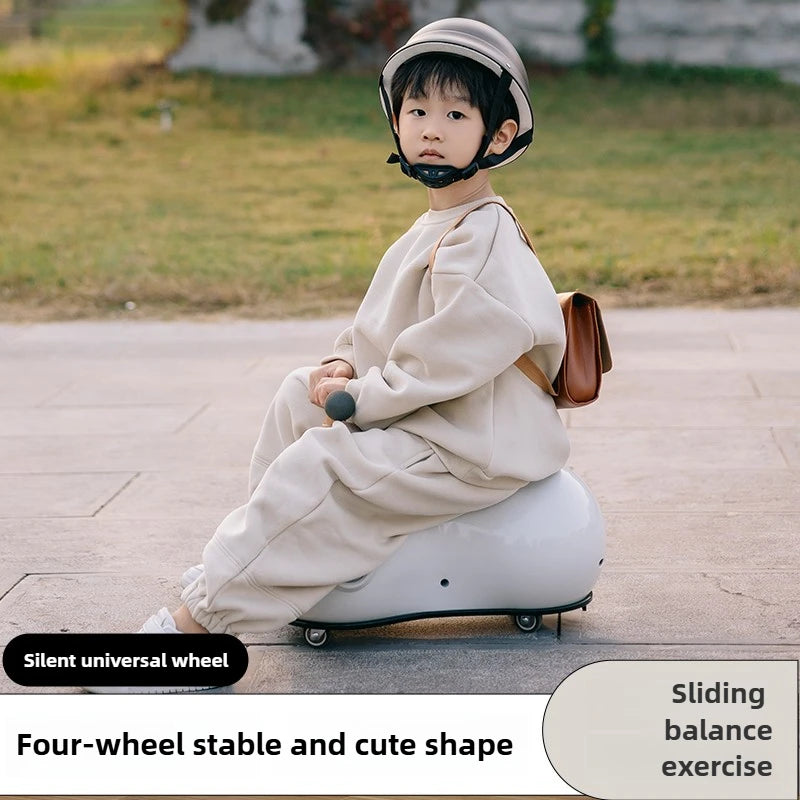Baby Peanut Twist Car – Infant Scooter Walker with Sound & Light