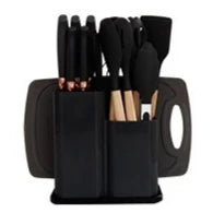 19-Piece Food-Grade Silicone Kitchen Utensil Set