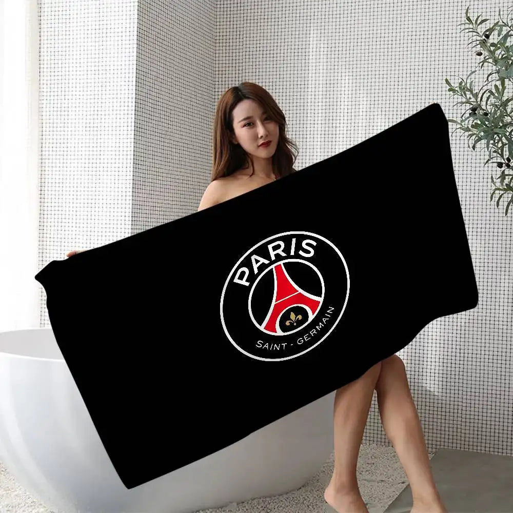 P-PSG Club Microfiber Beach Towel – Soft, Absorbent & Quick-Dry
