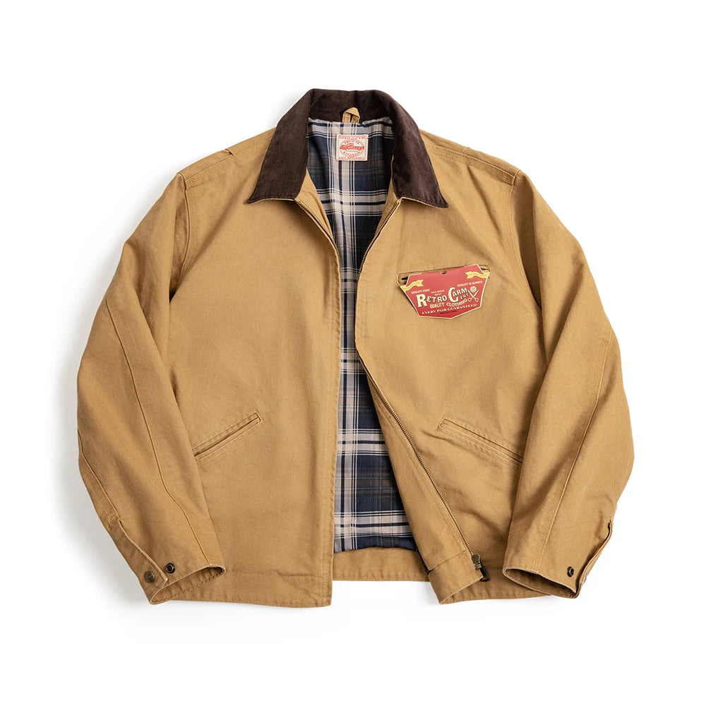 Maden Retro Canvas Detroit Hunting J001 Jacket – Heavyweight Workwear