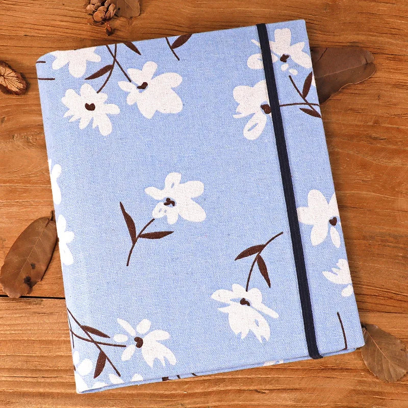 6-Inch 200-Pocket Linen Fabric Cover Photo Album