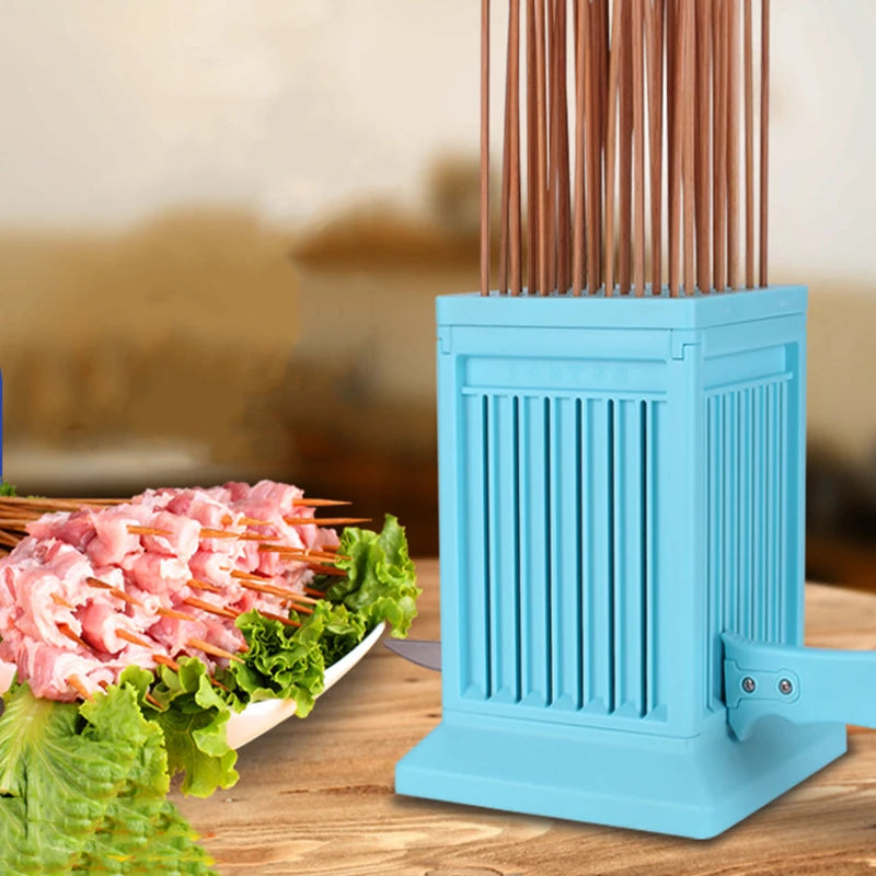 49-Grid Meat Cutter – Quick & Easy BBQ Skewer Prep
