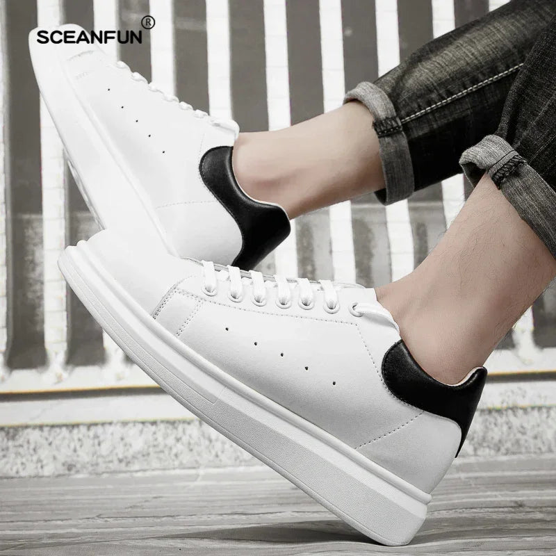 Luxury Elevator Height Increasing Sneakers – Invisible 8cm Lift