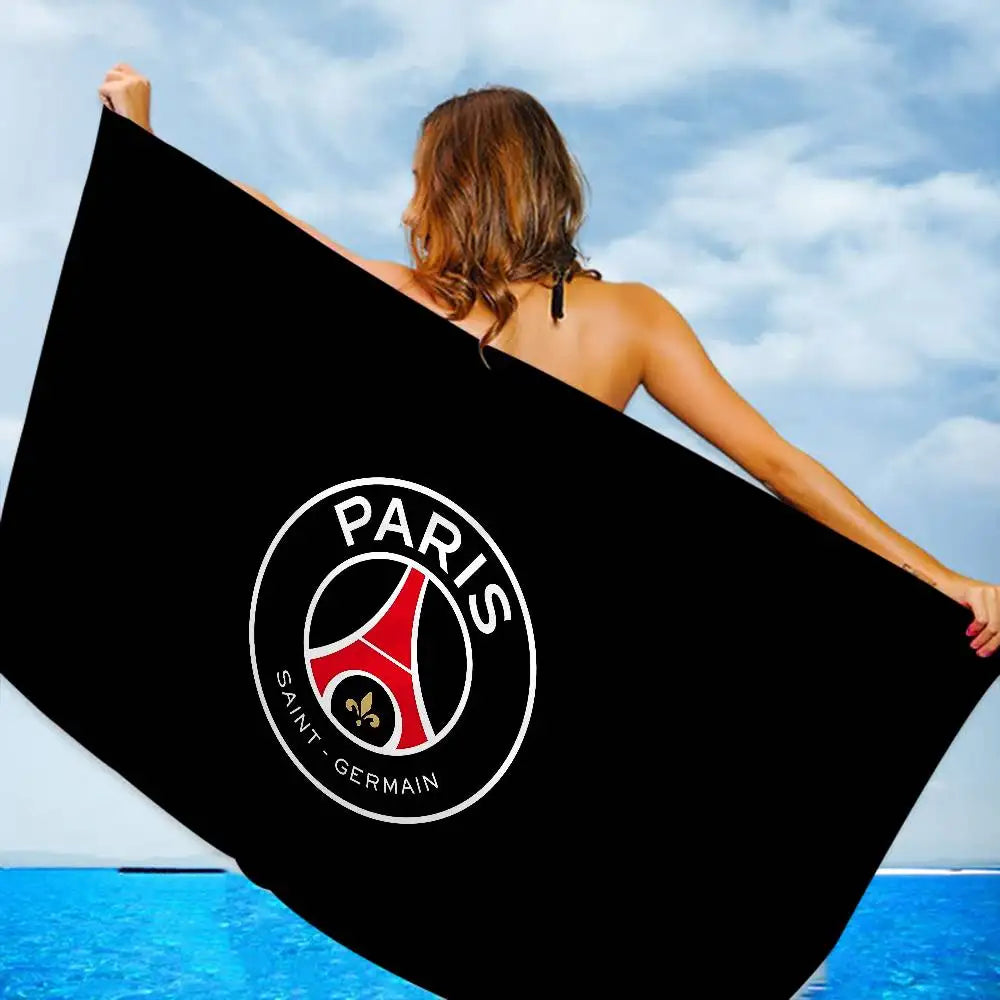 P-PSG Club Microfiber Beach Towel – Soft, Absorbent & Quick-Dry