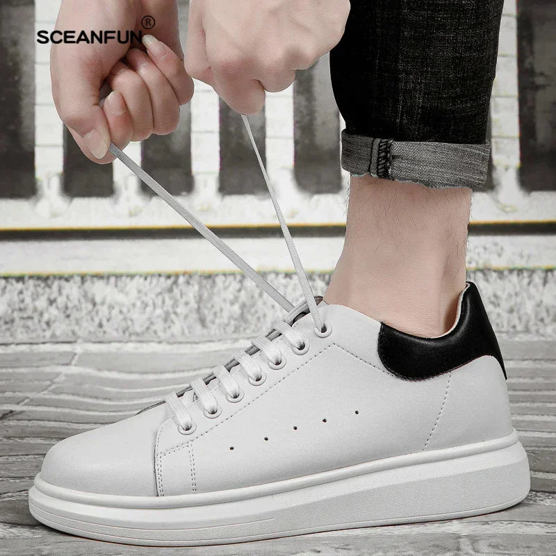 Luxury Elevator Height Increasing Sneakers – Invisible 8cm Lift