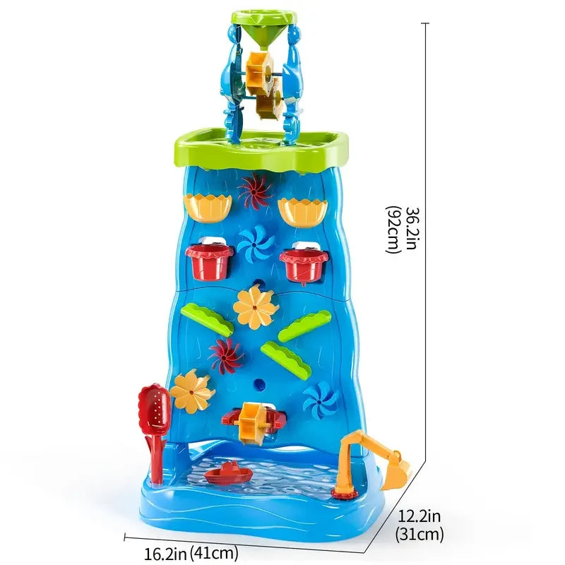 Children's Waterfall Play Table – Multi-Functional Sand & Water Toy