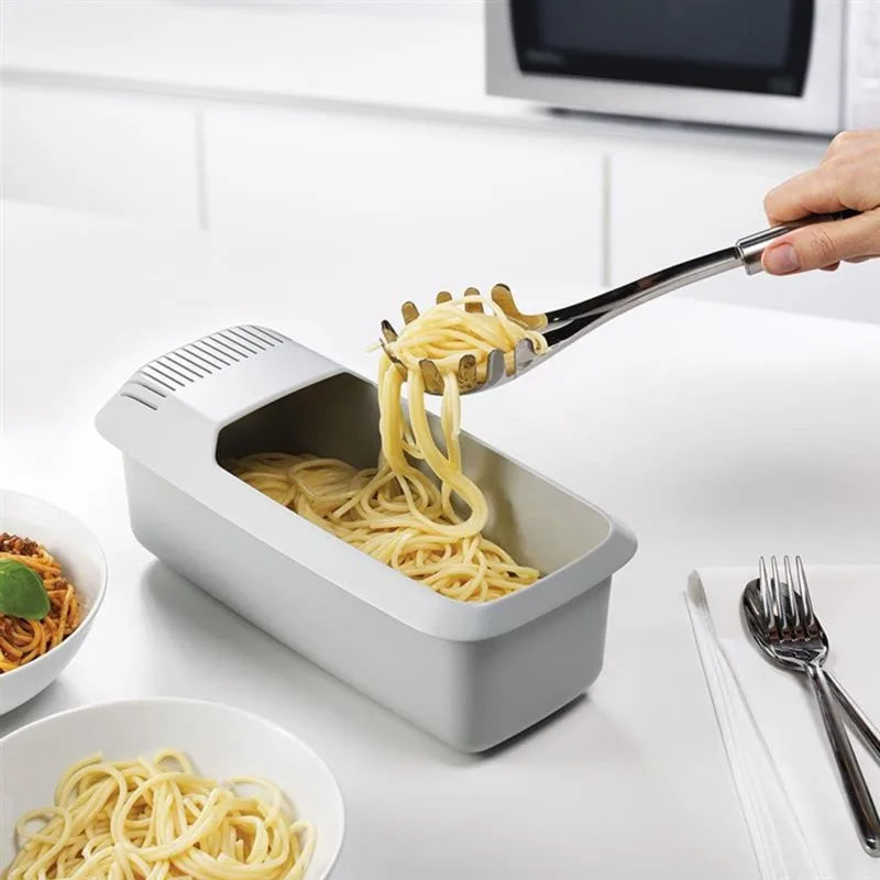 Microwave Noodles & Pasta Cooker with Built-In Strainer