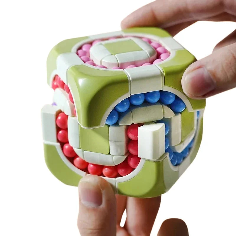 Magic Bean Fidget Decompression Cube for Release Stress Autism Anxiety Relieve Adult Kids Stress Relief Anti-Stress Fingertip