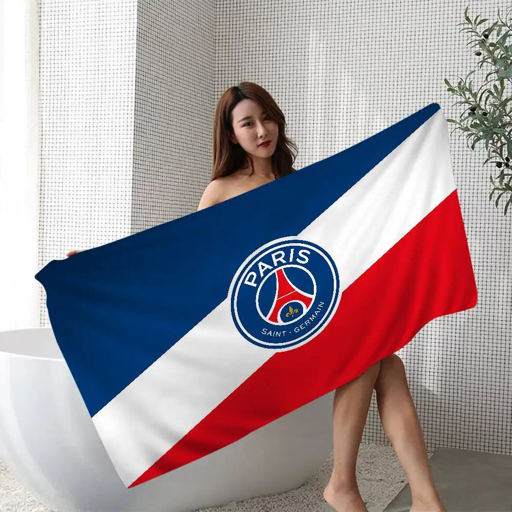 P-PSG Club Microfiber Beach Towel – Soft, Absorbent & Quick-Dry