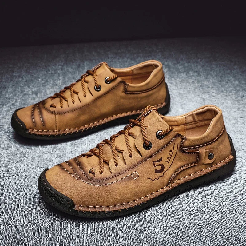 New Men’s Handmade Leather Loafers – Comfortable Moccasins & Classic Driving Shoes