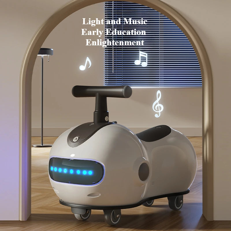 Baby Peanut Twist Car – Infant Scooter Walker with Sound & Light