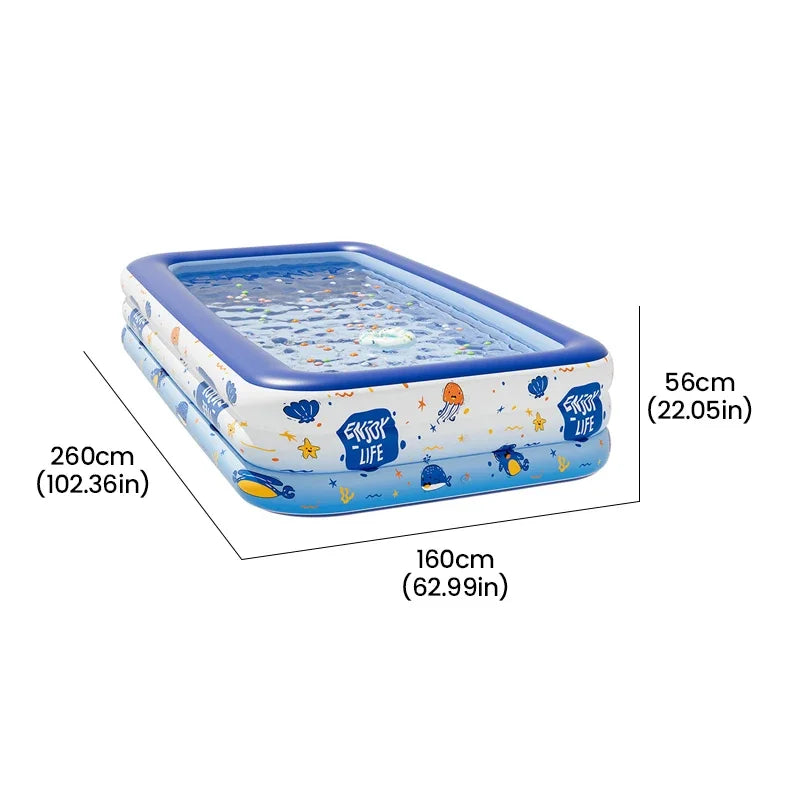Portable Inflatable Swimming Pool – Fun for the Whole Family!