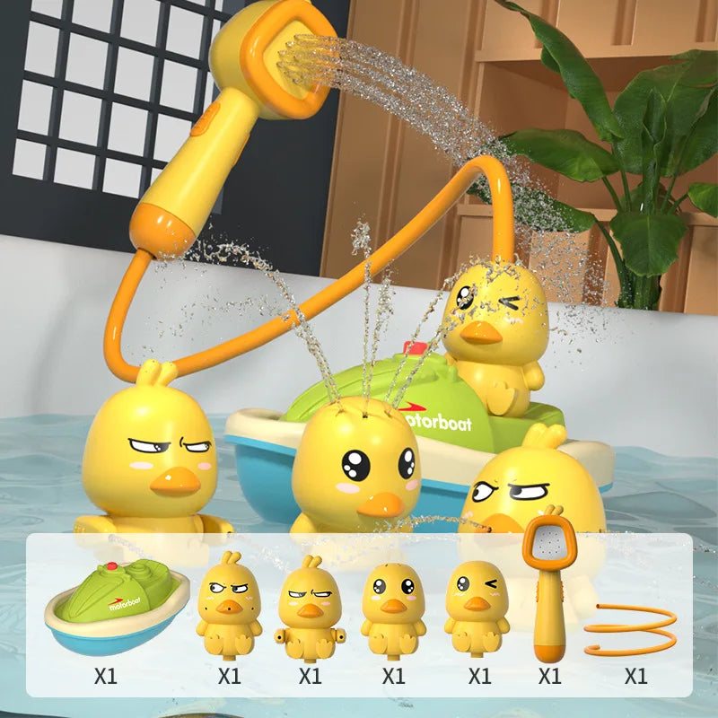Baby Bath Toys – Cute Duck Electric Water Spray