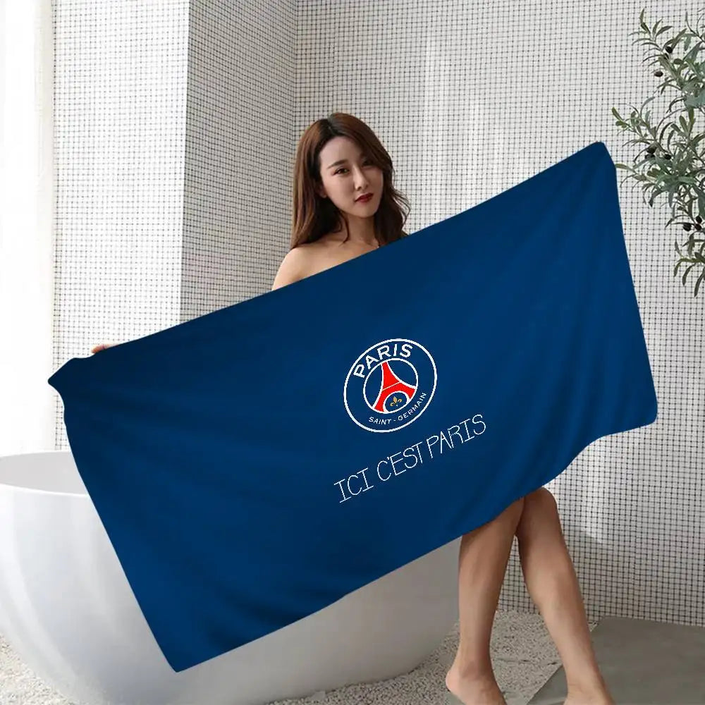 P-PSG Club Microfiber Beach Towel – Soft, Absorbent & Quick-Dry