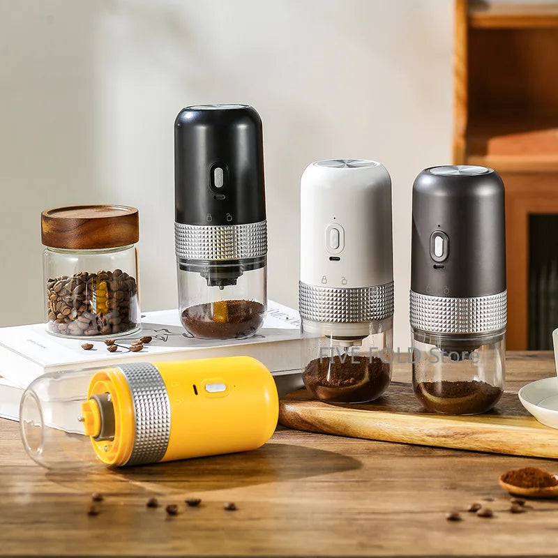 USB Wireless Electric Coffee Grinder – Portable & Professional