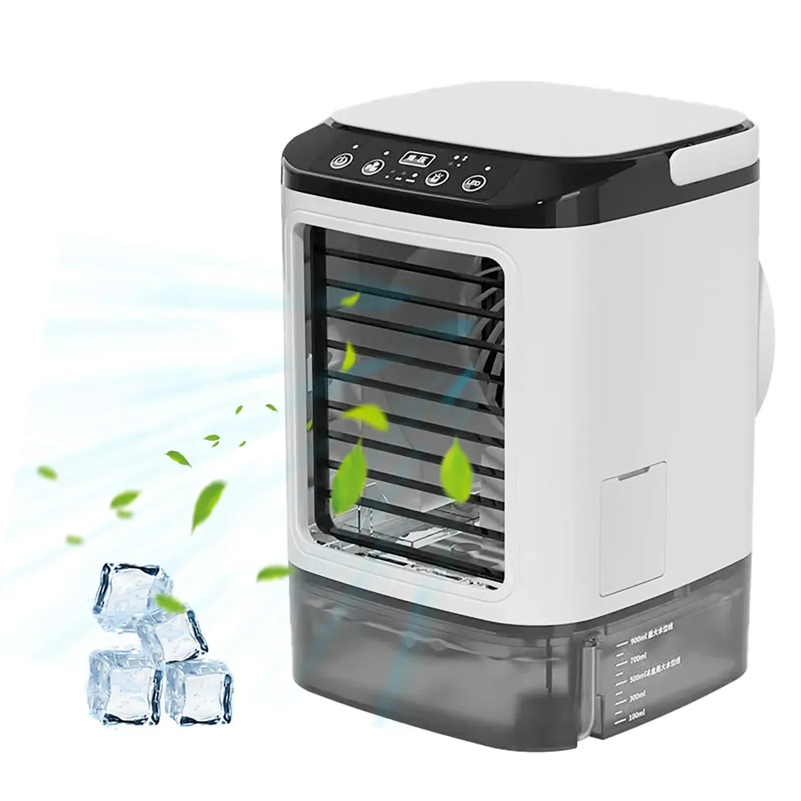 Mini Portable Air Conditioner – 3-Speed Air Cooler with 900ml Water Tank