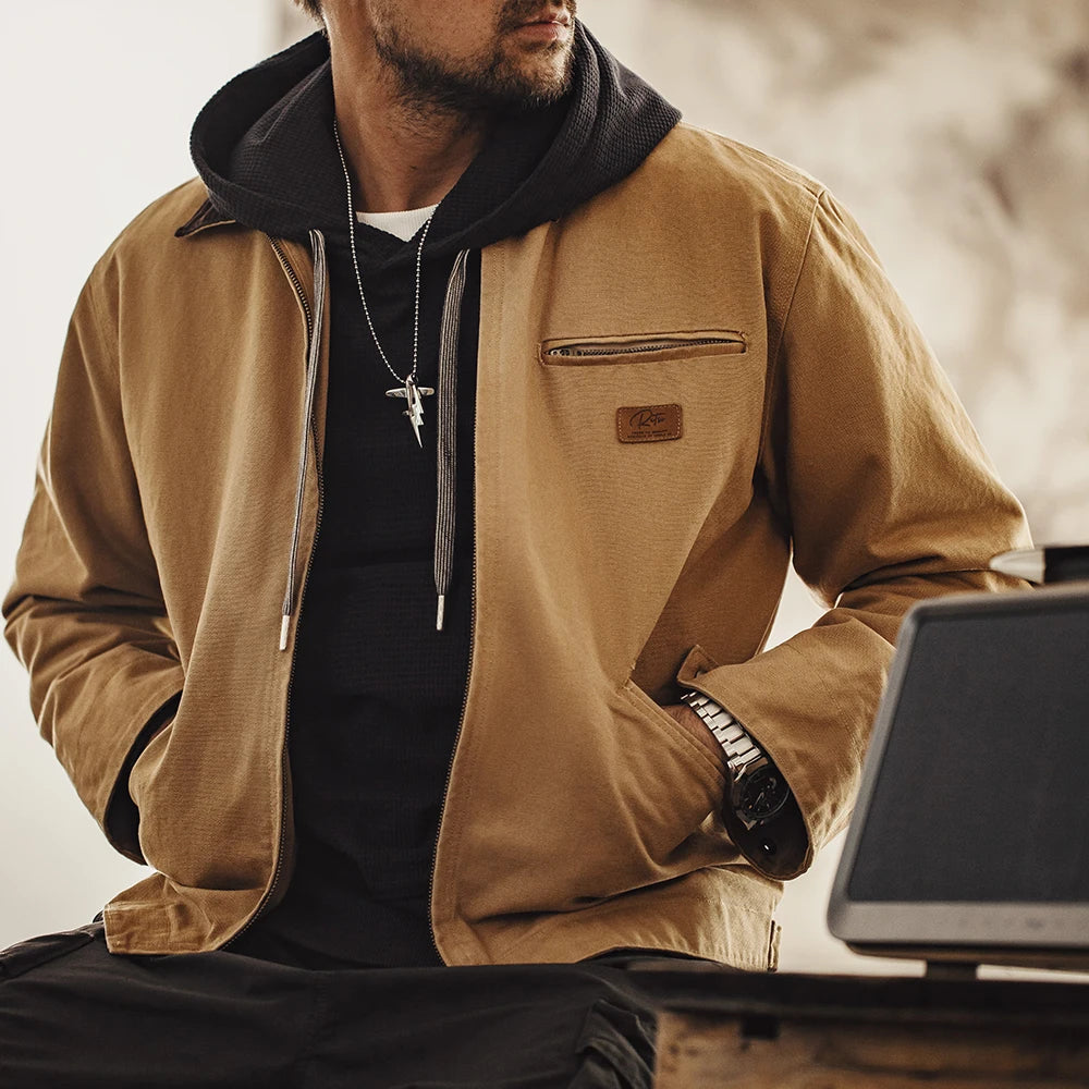 Maden Retro Canvas Detroit Hunting J001 Jacket – Heavyweight Workwear