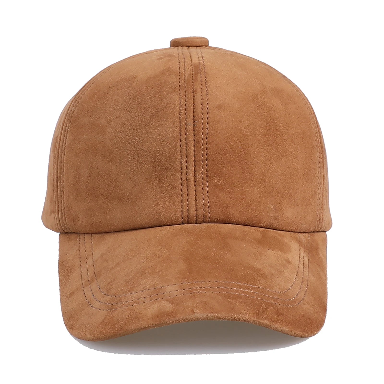 Genuine Suede Leather Baseball Cap