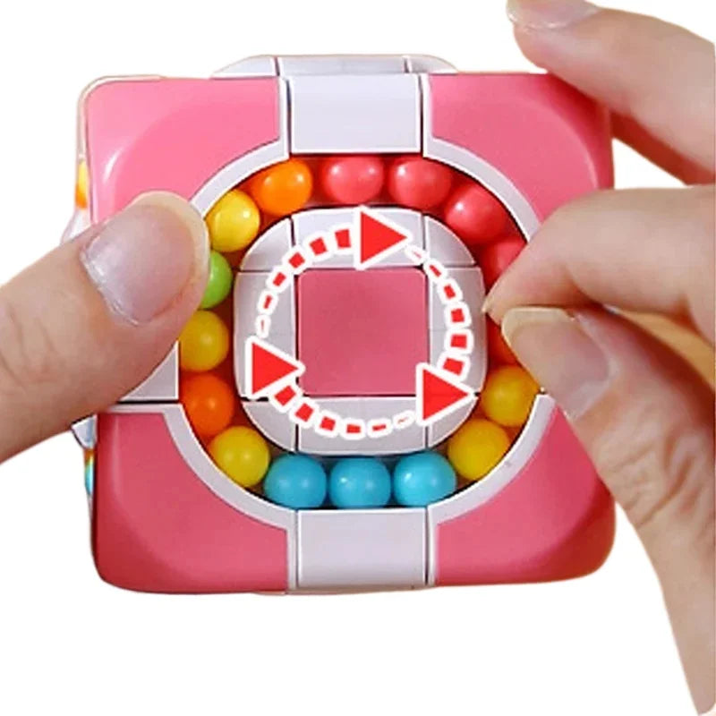 Magic Bean Fidget Decompression Cube for Release Stress Autism Anxiety Relieve Adult Kids Stress Relief Anti-Stress Fingertip