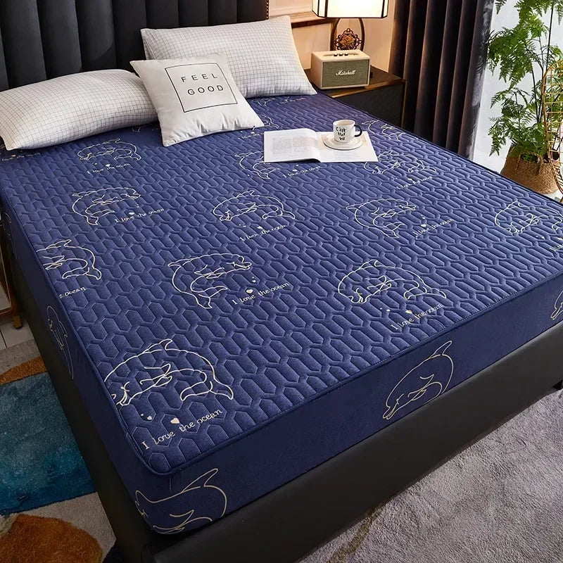 Waterproof Thicken Mattress Protector – Skin-Friendly & Comfortable