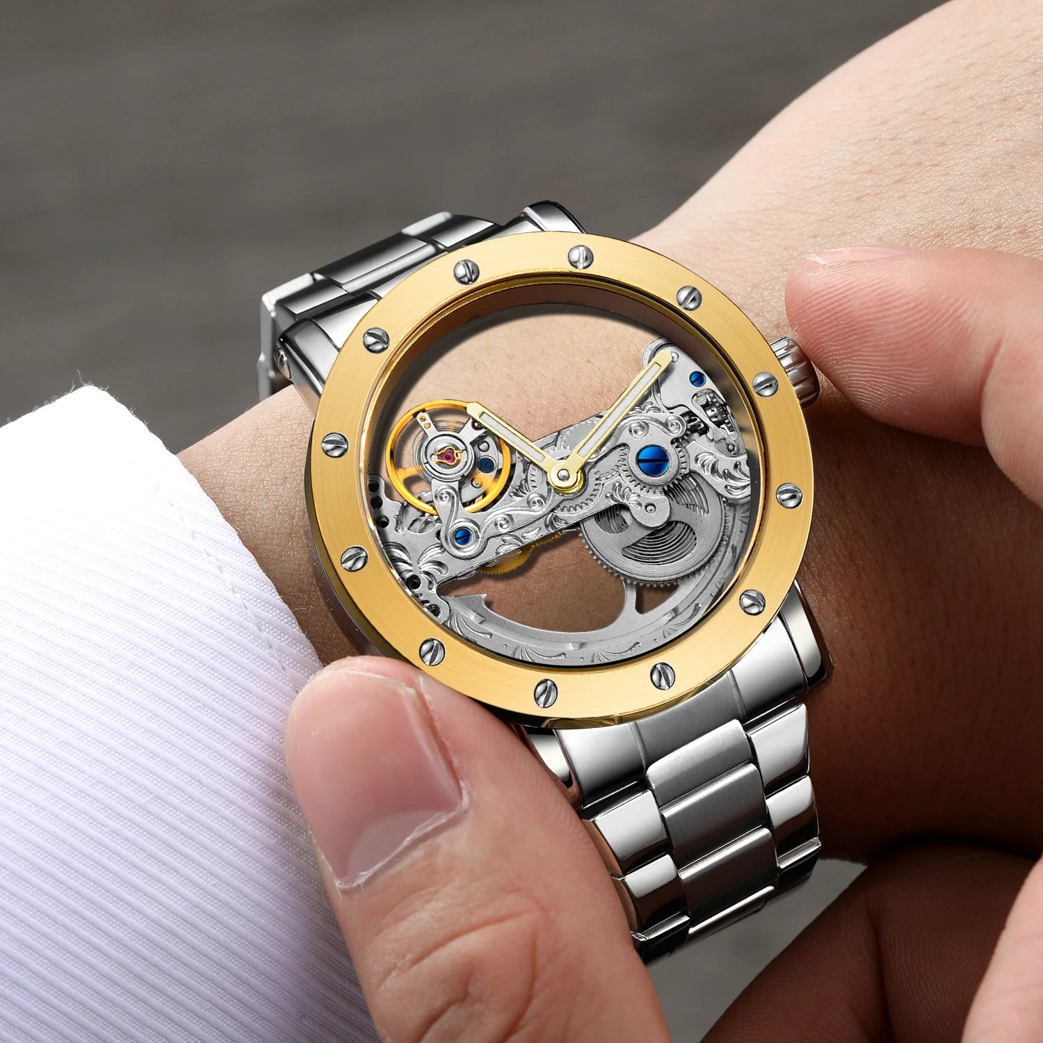2025 Top Brand Luxury Skeleton Tourbillon Automatic Watch – Men’s Mechanical Masterpiece