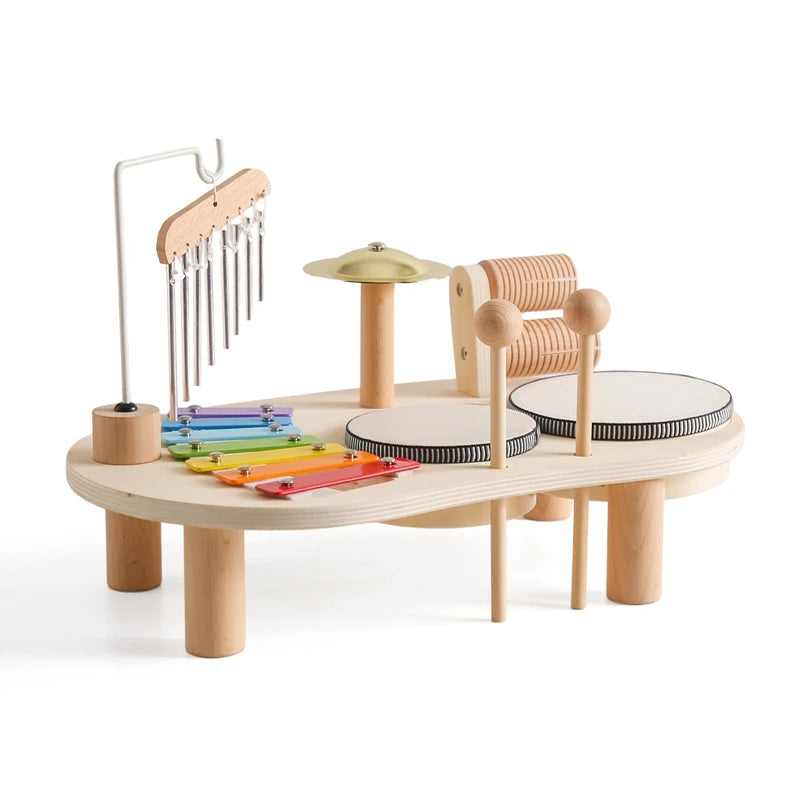 Baby Educational Wooden Aeolian Bells &amp; Xylophone