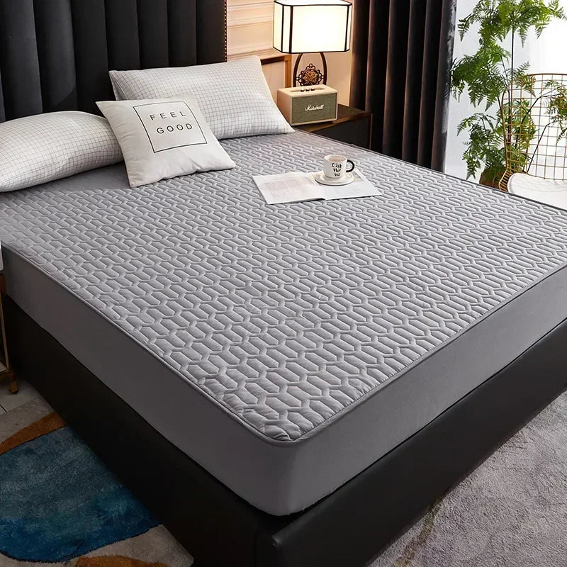 Waterproof Thicken Mattress Protector – Skin-Friendly & Comfortable