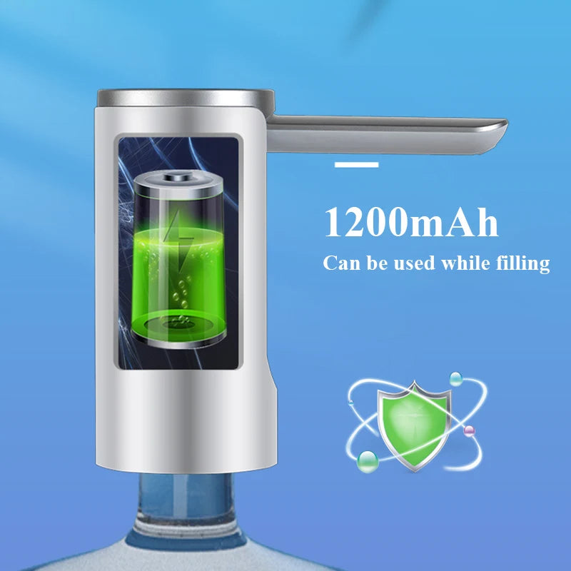 Electric Water Gallon Pump – Automatic 19L Foldable Desktop Water Dispenser