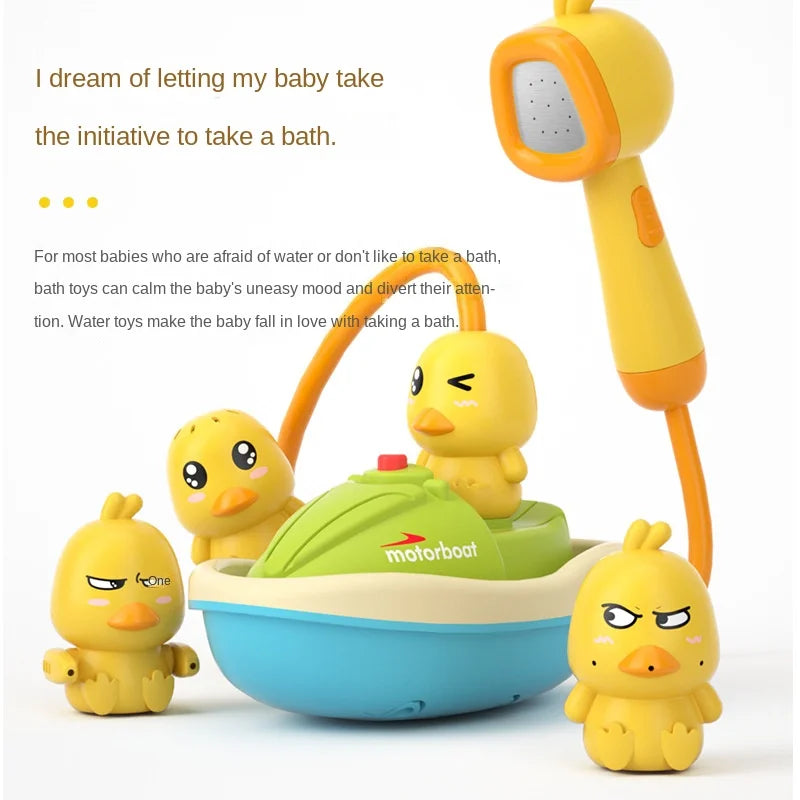 Baby Bath Toys – Cute Duck Electric Water Spray