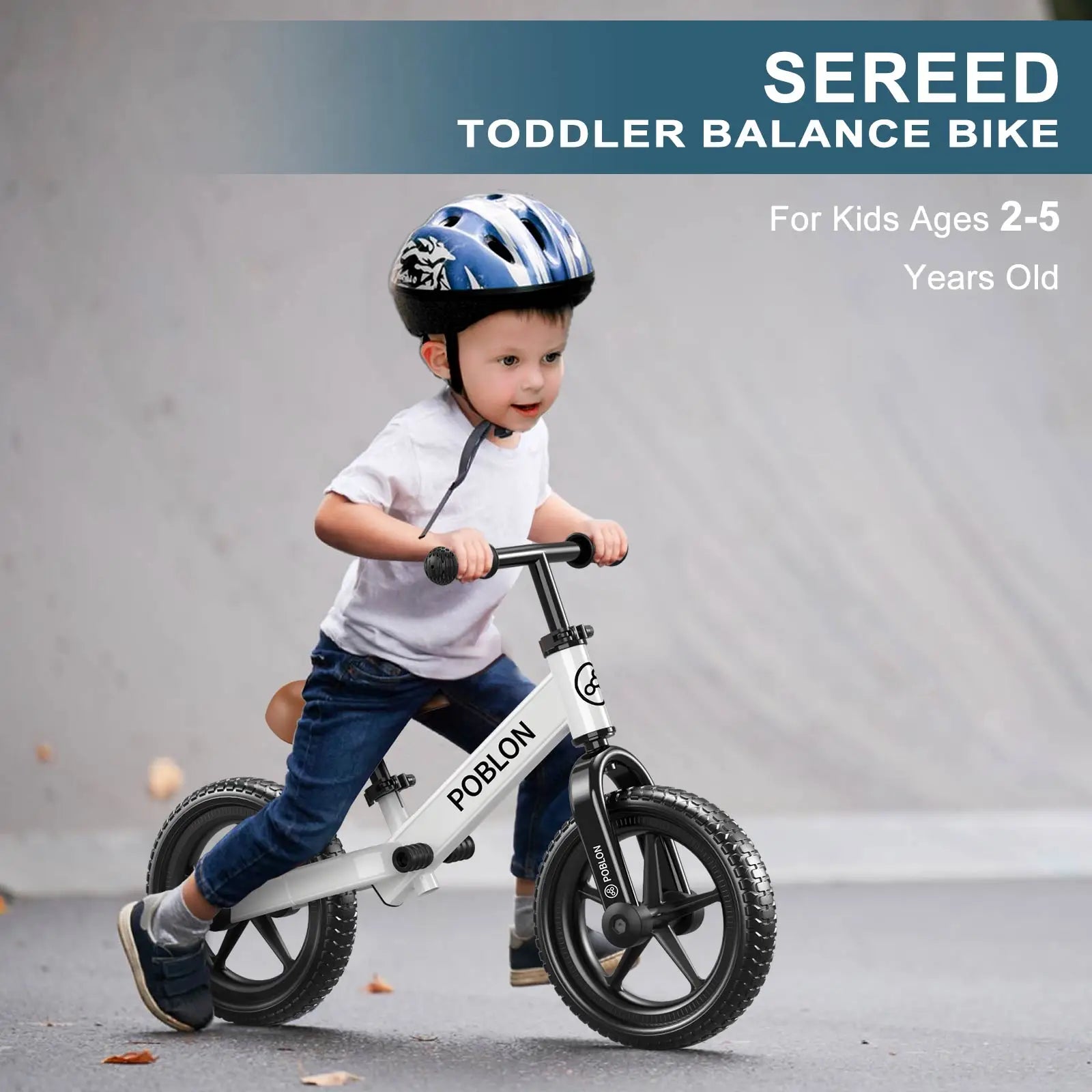 Balance Bike for Toddlers – Adjustable Seat & 12” Wheels