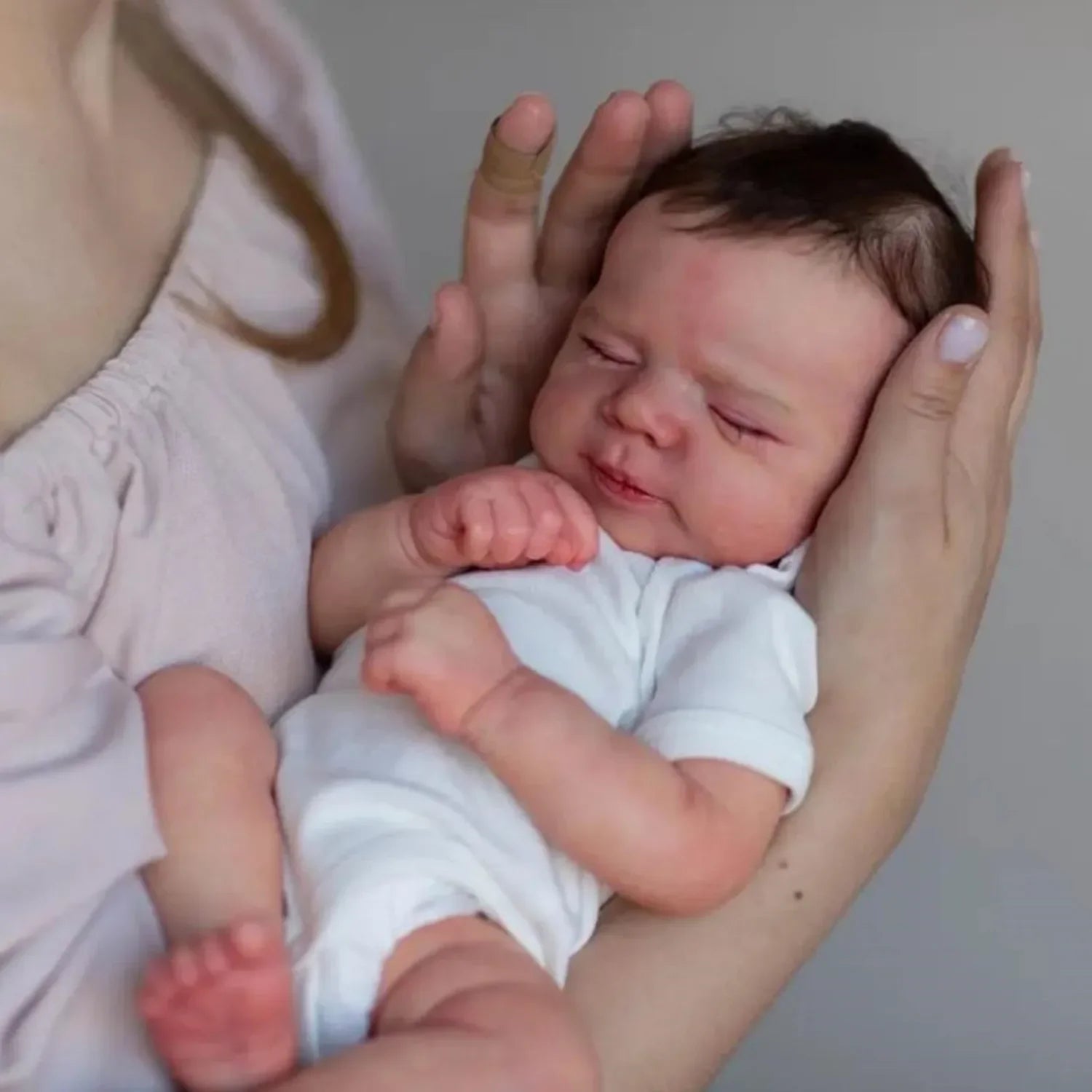 Realistic 48CM Sleeping Reborn Baby Doll – So Real, So Sweet
