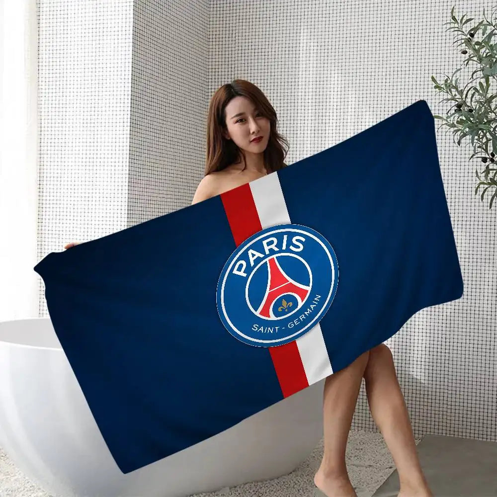 P-PSG Club Microfiber Beach Towel – Soft, Absorbent & Quick-Dry