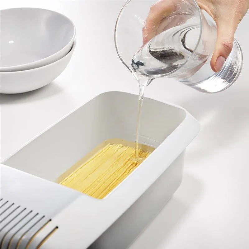 Microwave Noodles & Pasta Cooker with Built-In Strainer