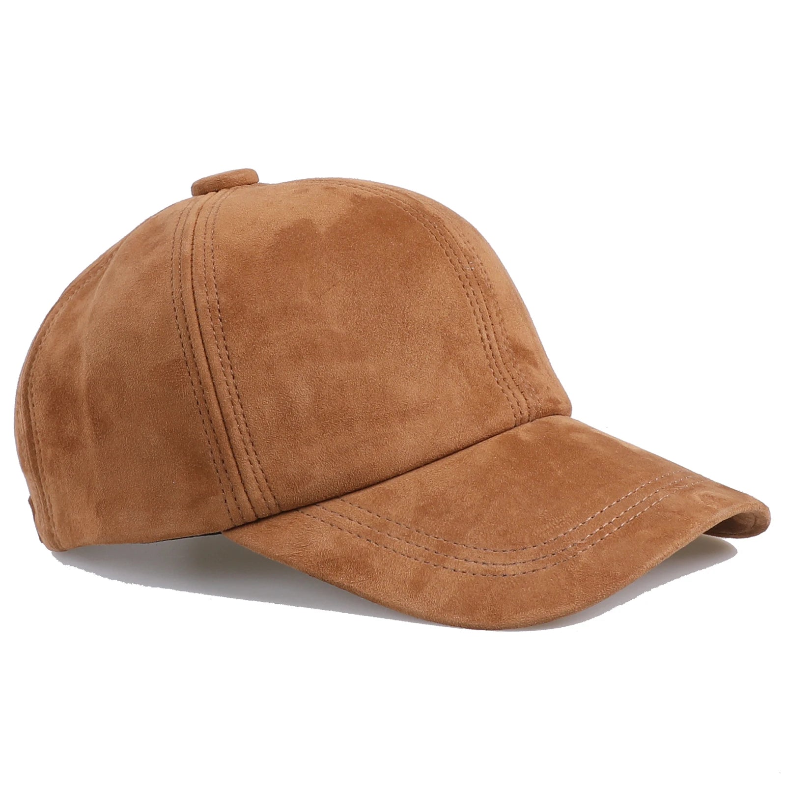 Genuine Suede Leather Baseball Cap
