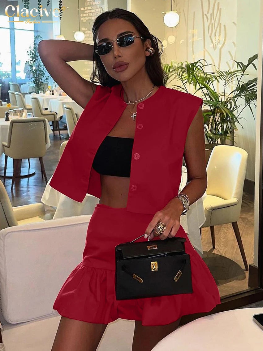 Summer Ease: Cotton Two-Piece Set for Women