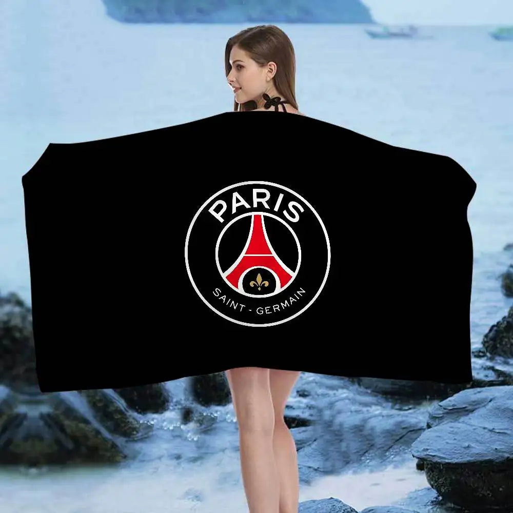 P-PSG Club Microfiber Beach Towel – Soft, Absorbent & Quick-Dry