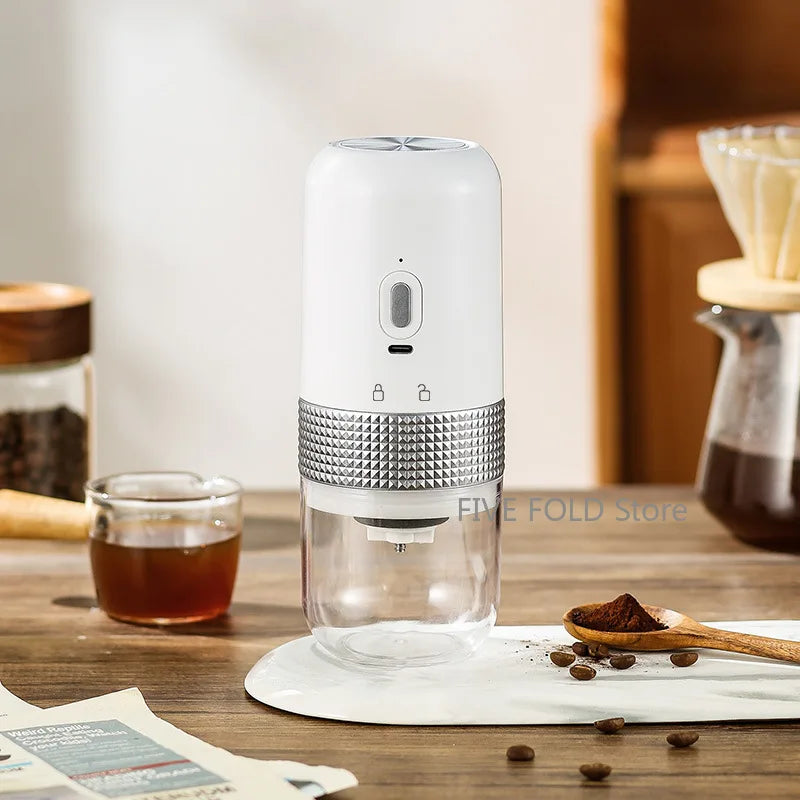 USB Wireless Electric Coffee Grinder – Portable & Professional