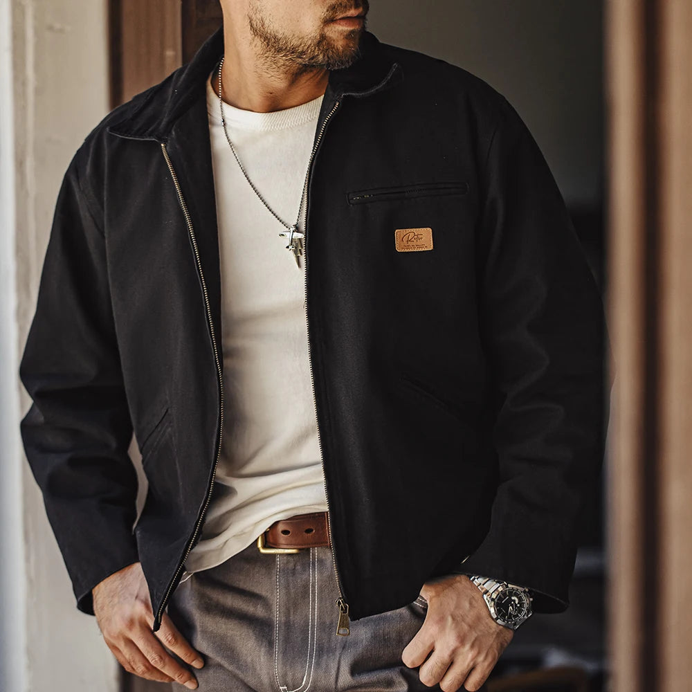 Maden Retro Canvas Detroit Hunting J001 Jacket – Heavyweight Workwear