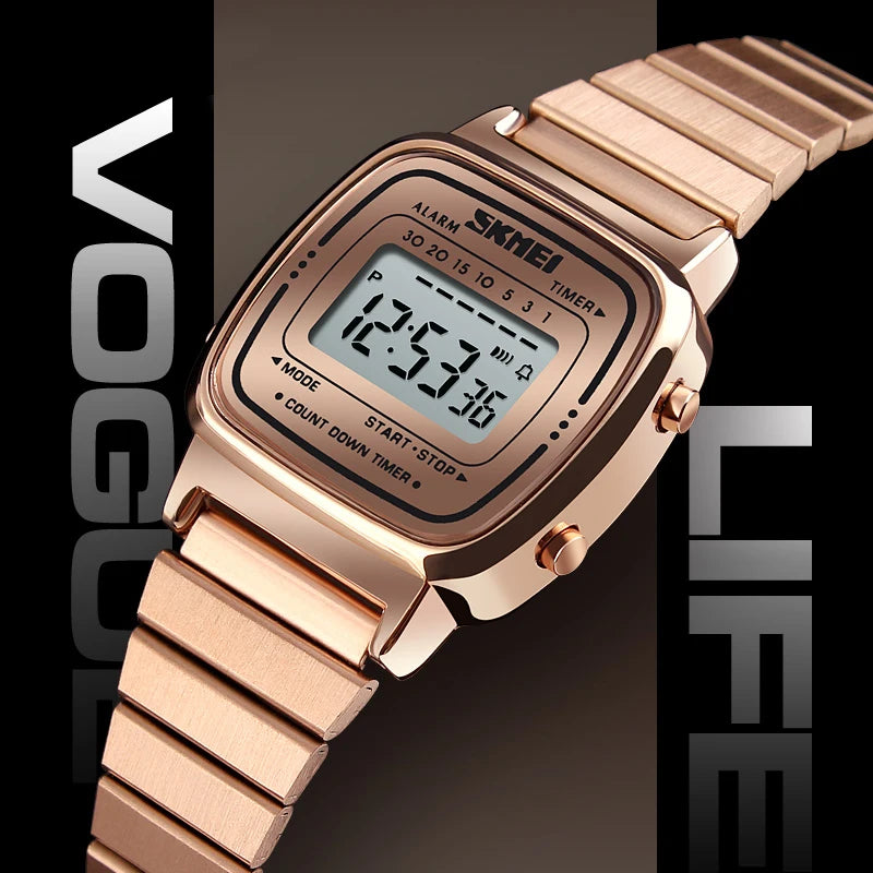 Small Dial Digital Wristwatch – Fashion Sports Watch