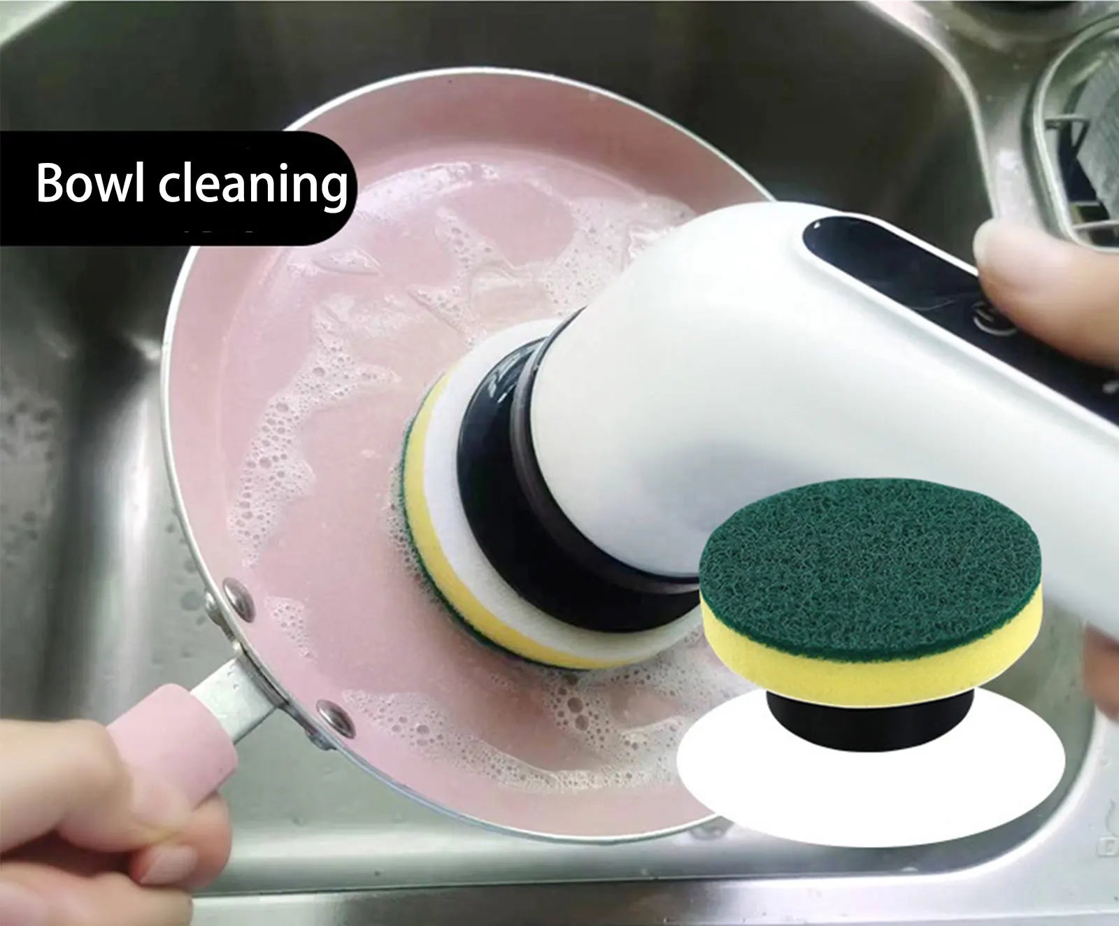 9-in-1 Electric Cleaning Brush – Powerful, Cordless & Multi-Purpose