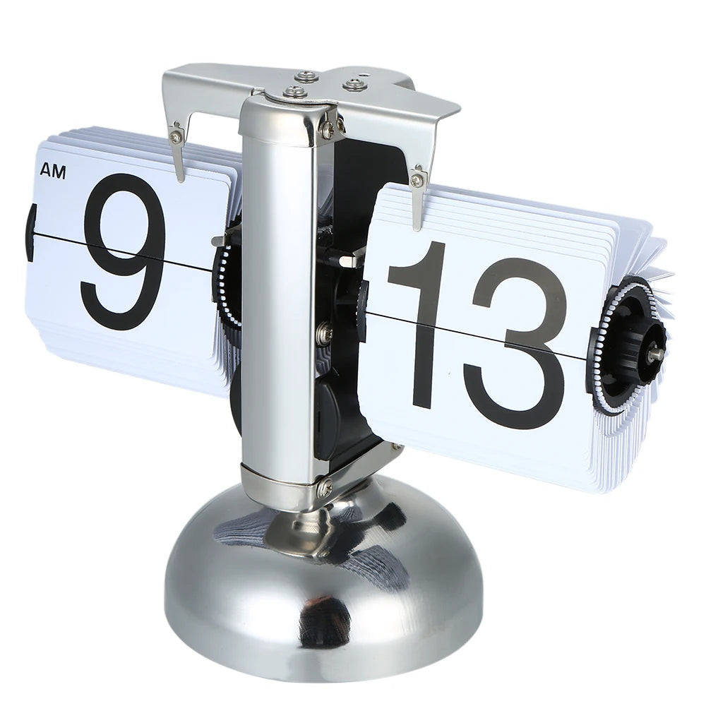 Small Retro Flip Table Clock – Vintage Charm Meets Modern Precision